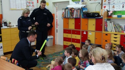 Ostrów Mazowiecka - Przedstawiciele ostrowskiej i nurskiej policji odwiedzili, w