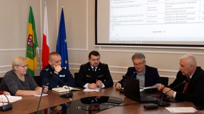 Ostrów Mazowiecka - W sali konferencyjnej Starostwa Powiatowego w Ostrowi Mazowi