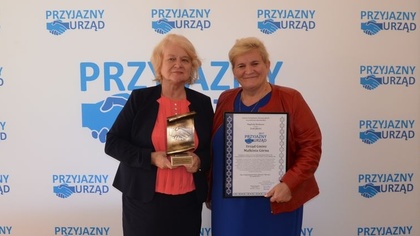 Ostrów Mazowiecka - Uroczysta gala, na której wręczane były statuetki w ramach z
