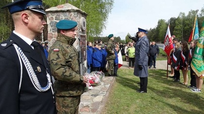 Ostrów Mazowiecka - Uroczystość upamiętniająca 154. rocznicę bitwy pod Stokiem o