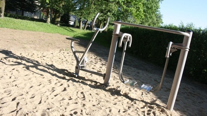 Ostrów Mazowiecka - Czwarta siłownia zewnętrzna została oddana do użytku mieszka