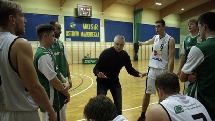 Ostrów Mazowiecka - Koszykarze Sokoła Ostrów Mazowiecka w wyjazdowym spotkaniu 1