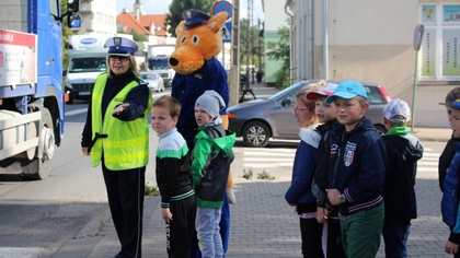 Ostrów Mazowiecka - Ostrowscy policjanci odwiedzili, w piątek 15 września, pierw