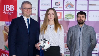 Ostrów Mazowiecka - Justyna Kazanowska z Ostrovii Ostrów Mazowiecka oraz Paweł D