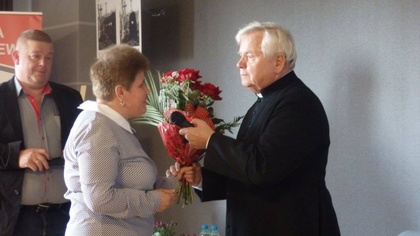 Ostrów Mazowiecka - Andrzejewska biblioteka gościła księdza prałata Bronisława P