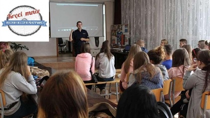 Ostrów Mazowiecka - Funkcjonariusz ostrowskiej policji odwiedził w środę 14 czer