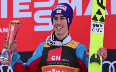 Ostrów Mazowiecka - Stefan Kraft zwycięzcą jednoseryjnego konkursu Pucharu Świat