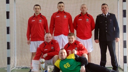 Ostrów Mazowiecka - Strażacy Jednostki Ratowniczo-Gaśniczej z Komendy Powiatowej