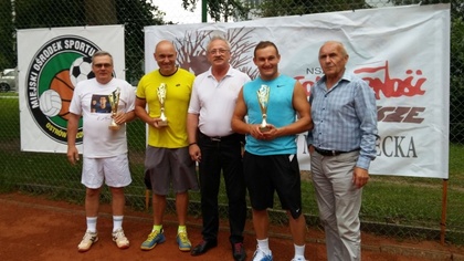 Ostrów Mazowiecka - Rafał Niemiec wygrał tenisowy turniej o puchar NSZZ Solidarn