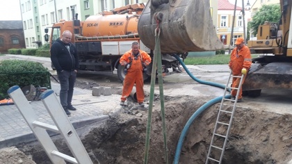 Ostrów Mazowiecka - Jak informuje Urząd Miasta doszło do kolejnej awarii rurocią