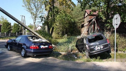 Ostrów Mazowiecka - Do zderzenia dwóch samochodów osobowych doszło w Daniłowie (