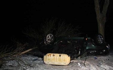 Ostrów Mazowiecka - W ubiegłą niedzielę chwilę po północy na drodze W627 w pobli