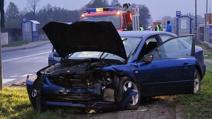 Ostrów Mazowiecka - Całkowicie zablokowana była wczoraj droga z Ostrołęki w kier
