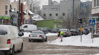 Ostrów Mazowiecka - W najbliższych dniach zima nie opuści jeszcze Ostrowi Mazowi